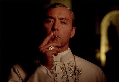young pope smoke